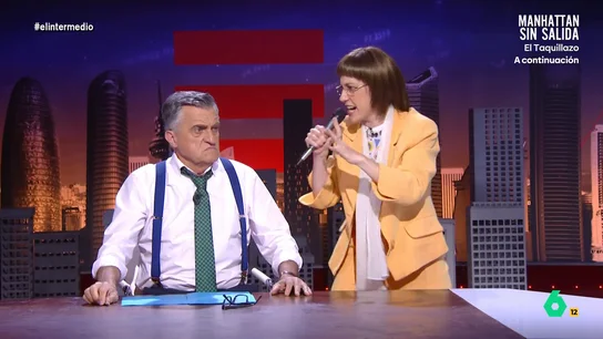La 'pastora evangélica Flor María Yesenia Gallego' impone sus manos sobre Wyoming: "Comunismo, fuera" Cristina Gallego se convierte en una pastora evangélica para hablar sobre el evento religioso 'The Change' que se ha celebrado este fin de semana en el Estadio Metropolitano de Madrid.