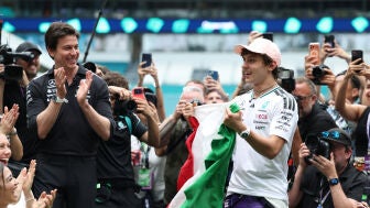 Toto Wolff y Kimi Antonelli