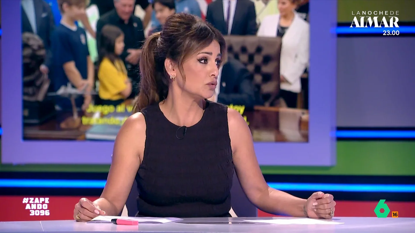 Mónica Cruz, muy enfadada con la última salida de tono de Trump: "No le puedes decir eso a un niño" El presidente de Estados Unidos recibía a un grupo de niños en el Despacho Oval y no dudaba en ridiculizarlos al preguntarles sobre los deportes que practican.