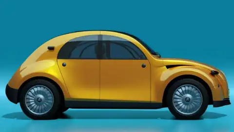 Diseño virtual de un hipotético Citroën 2CV Diseño virtual de un hipotético Citroën 2CV