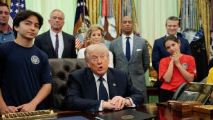 El presidente de Estados Unidos, Donald Trump, en el Despacho Oval de la Casa Blanca