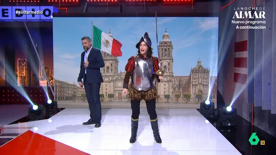 'Isabel Díaz Ayuso', de 'conquistadora' en su visita a México: "Tenemos que salvarlo para que deje de ser un narcoestado comunista" Cristina Gallego se convierte en la 'Ayuso' más 'conquistadora'. Vestida como Hernán Cortés, se ha propuesto demostrar a los mexicanos que "del socialismo se sale": "¡Ya está aquí la libertad!".