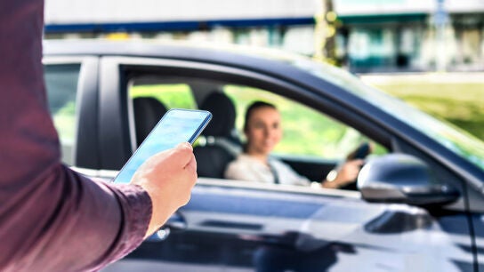 App uso coche compartido