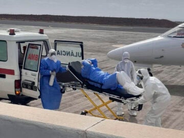 Evacuaci&oacute;n de tres pacientes sospechosos de casos de hantavirus