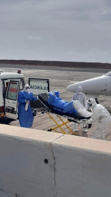 Evacuación de tres pacientes sospechosos de casos de hantavirus