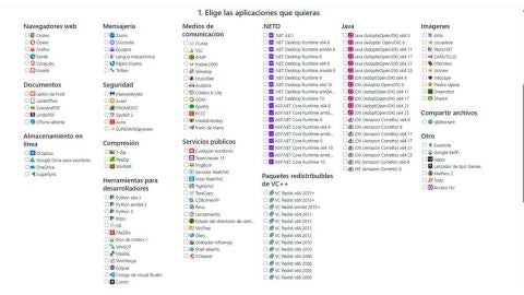 Instalando Aplicaciones con Ninite