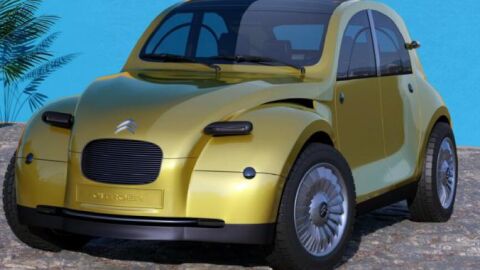 Diseño virtual del Citroën 2CV