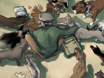 Una de las viñetas de 'Abandonados' Una de las viñetas de 'Abandonados'