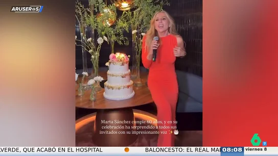 Marta Sánchez celebra los 60 años con un mensaje a su pareja, Federico: "Aquí sigo esperando a que me pida que me case con él" Marta Sánchez celebra los 60 años con un mensaje a su pareja, Federico: "Aquí sigo esperando a que me pida que me case con él"