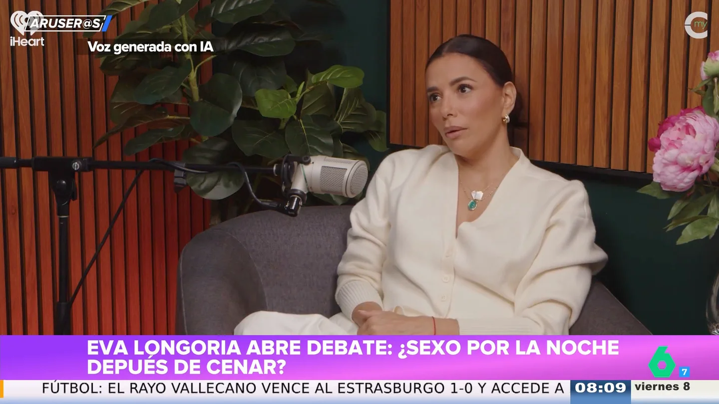 Eva Longoria critica tener sexo de noche tras cenar: "Todavía tengo pasta en la garganta" Eva Longoria critica tener sexo de noche tras cenar: "Todavía tengo pasta en la garganta"