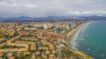 Playa de San Juan, en Alicante