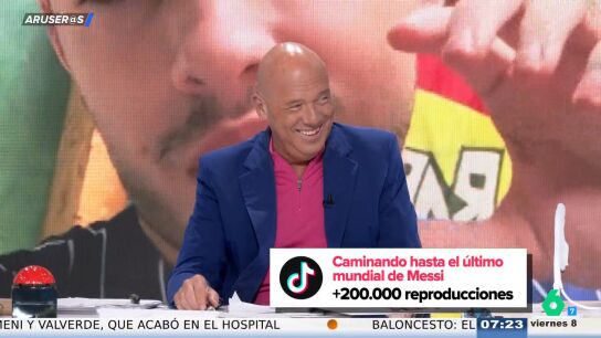 La reacci&oacute;n de Alfonso Ar&uacute;s al joven que viaja de Argentina a EEUU para ver el &uacute;ltimo Mundial de Messi: "No llega"