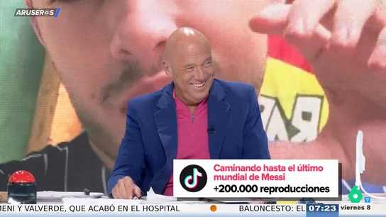 La reacción de Alfonso Arús al joven que viaja de Argentina a EEUU para ver el último Mundial de Messi: "No llega" La reacción de Alfonso Arús al joven que viaja de Argentina a EEUU para ver el último Mundial de Messi: "No llega"