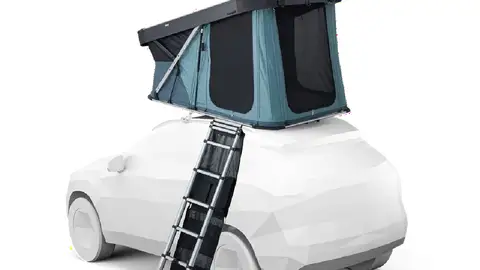 Thule viene con una escalera para facilitar el acceso a la tienda Thule viene con una escalera para facilitar el acceso a la tienda