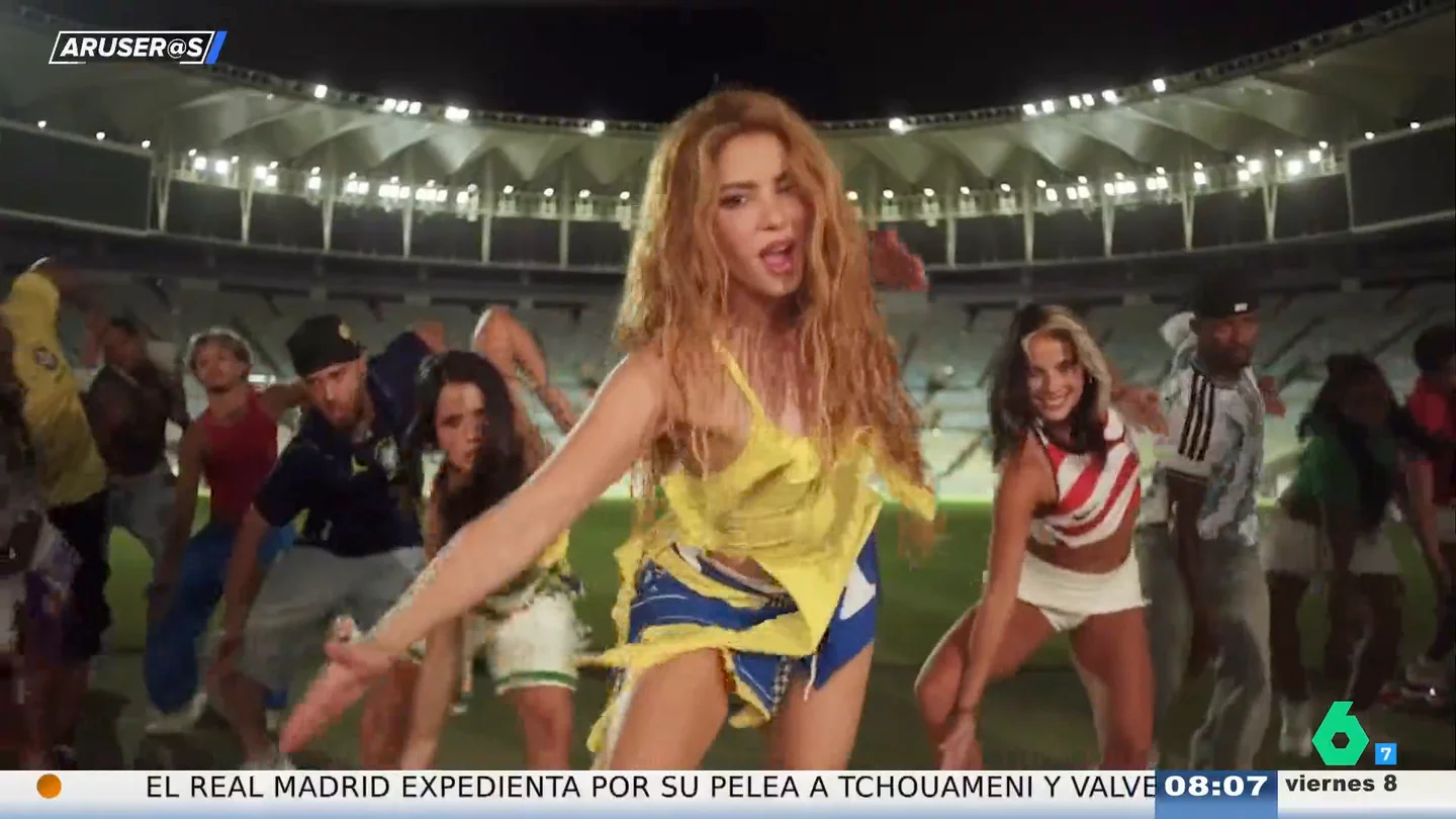 Así suena 'Dai dai', el himno de Shakira para el Mundial de fútbol con una coreografía viral Así suena 'Dai dai', el himno de Shakira para el Mundial de fútbol con una coreografía viral