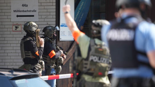 Operativo policial en el atraco a un banco en Sinzig, Alemania
