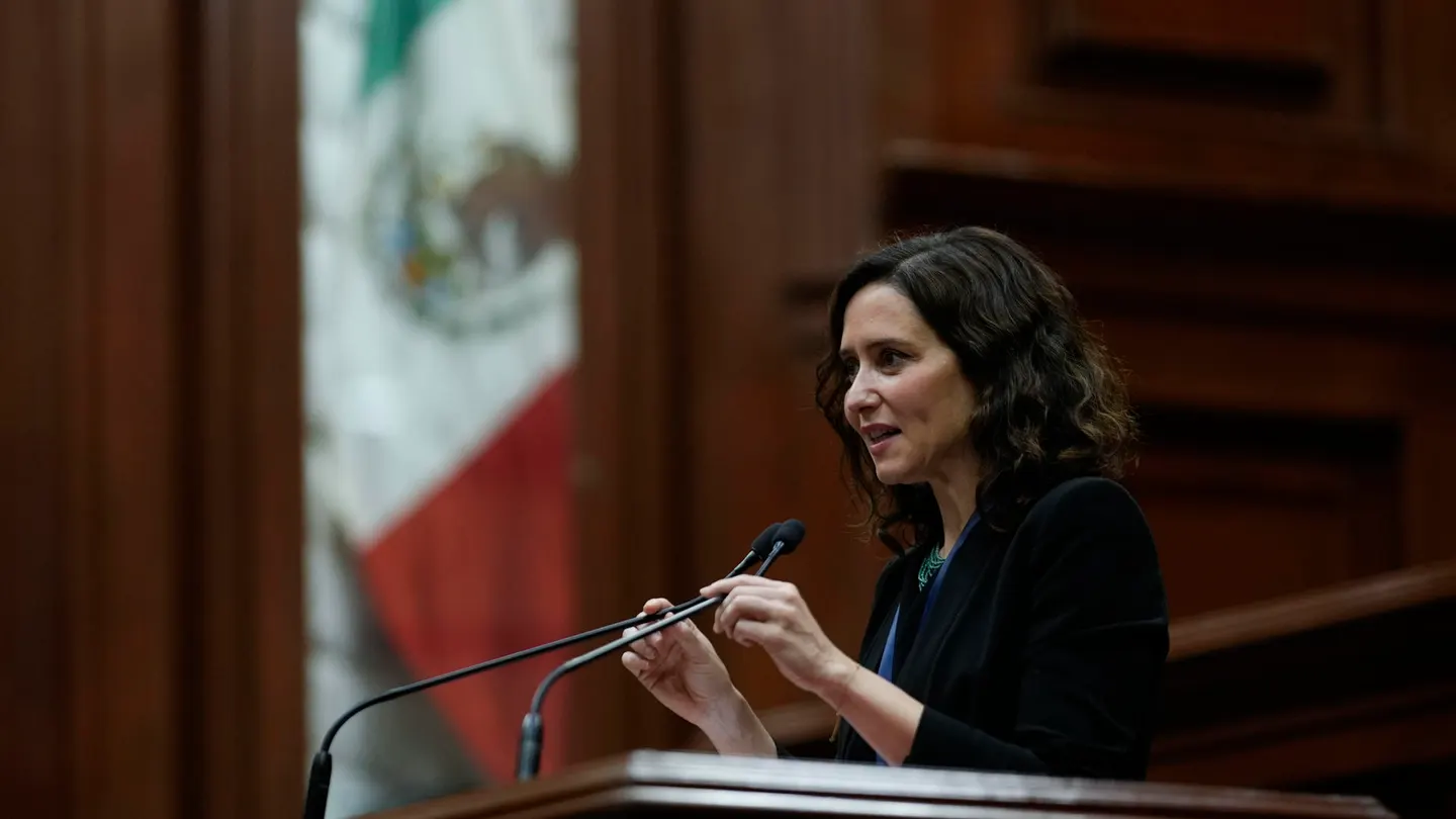 La presidenta de la Comunidad de Madrid, Isabel Díaz Ayuso, visita este miércoles el Congreso del Estado de Aguascalientes (México). La presidenta de la Comunidad de Madrid, Isabel Díaz Ayuso, visita este miércoles el Congreso del Estado de Aguascalientes (México).