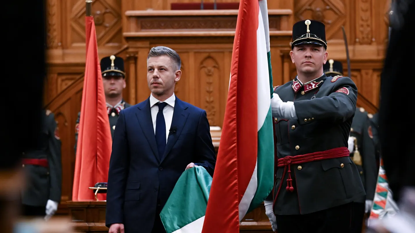 El primer ministro húngaro Péter Magyar El primer ministro húngaro Péter Magyar
