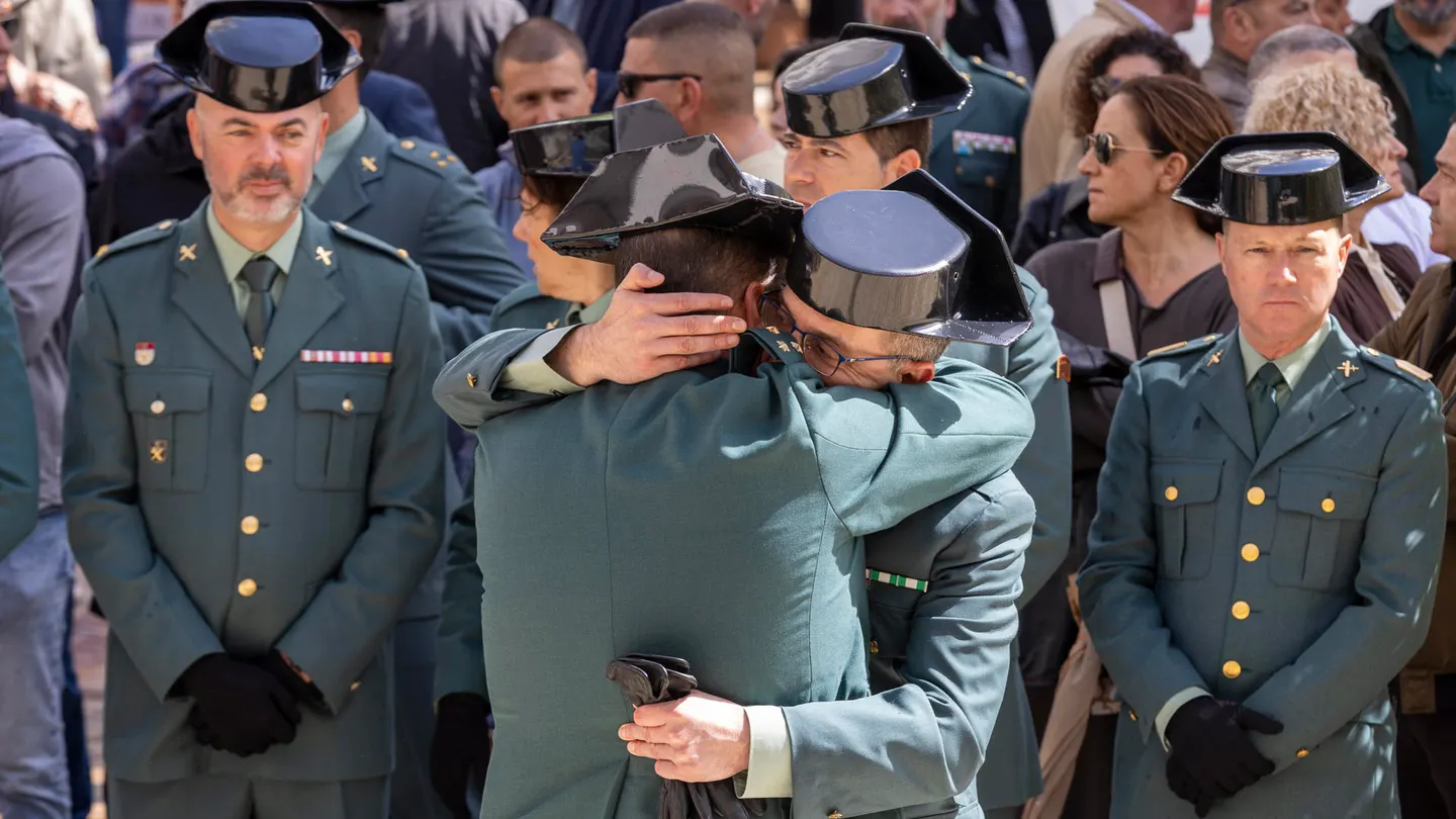 Vista de la misa funeral en honor a los dos agentes de la Guardia Civil fallecidos, en la Iglesia de la Concepción de Huelva (Andalucía). Vista de la misa funeral en honor a los dos agentes de la Guardia Civil fallecidos, en la Iglesia de la Concepción de Huelva (Andalucía).
