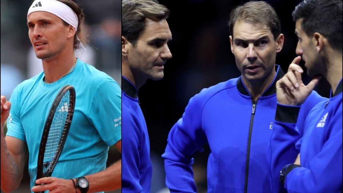 La confesión de Zverev recordando sus duelos contra Nadal, Djokovic y Federer: 