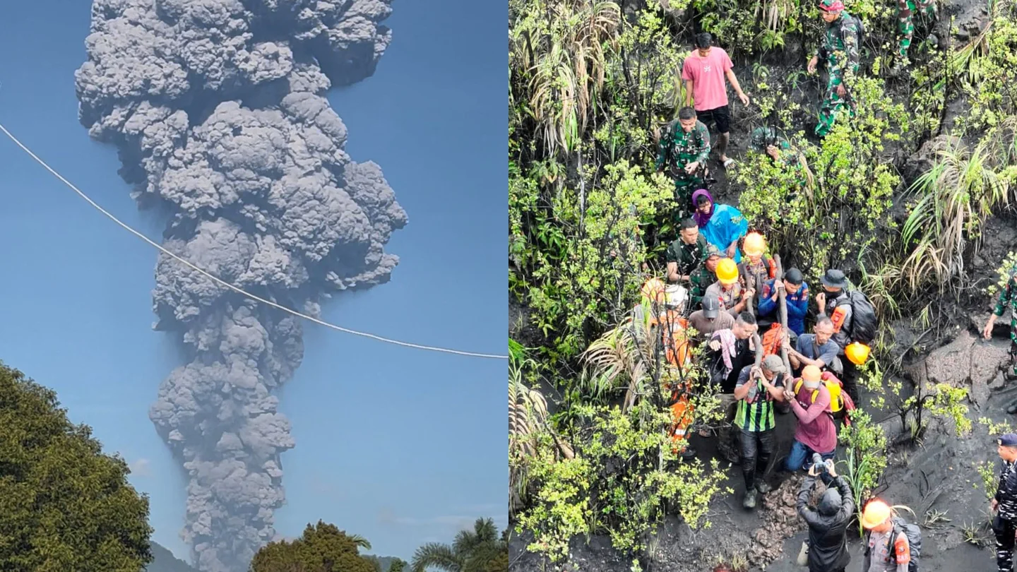 Los estragos de la erupción del volcán Dukono: al menos tres muertos y 17 evacuados. Los estragos de la erupción del volcán Dukono: al menos tres muertos y 17 evacuados.