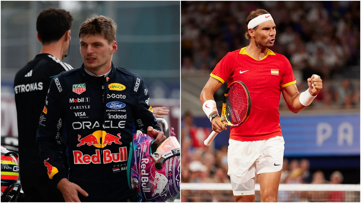 Verstappen y Rafa Nadal Verstappen y Rafa Nadal
