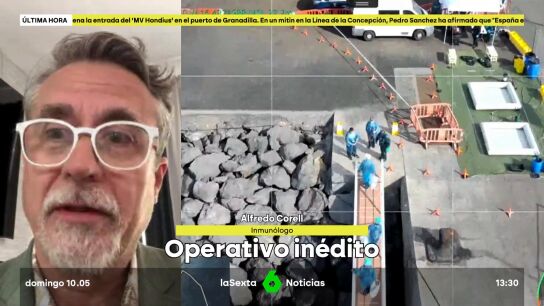 Corell, experto en inmunolog&iacute;a, sobre lo dif&iacute;cil que es el contagio de hantavirus: "Hay que tener un contacto muy pr&oacute;ximo o de mucho tiempo"