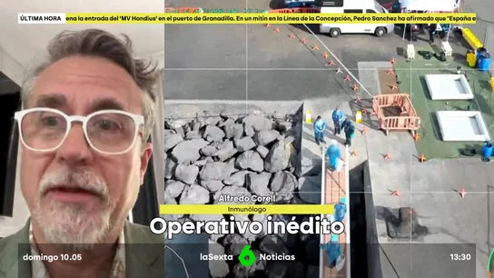 Corell, experto en inmunología, sobre lo difícil que es el contagio de hantavirus: "Hay que tener un contacto muy próximo o de mucho tiempo" Corell, experto en inmunología, sobre lo difícil que es el contagio de hantavirus: "Hay que tener un contacto muy próximo o de mucho tiempo"