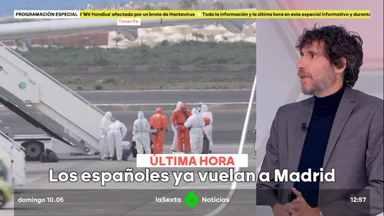 Mario Viciosa, sobre el hantavirus: "Ahora no tenemos evidencias de que nadie tenga la infección activa" Mario Viciosa, sobre el hantavirus: "Ahora no tenemos evidencias de que nadie tenga la infección activa"