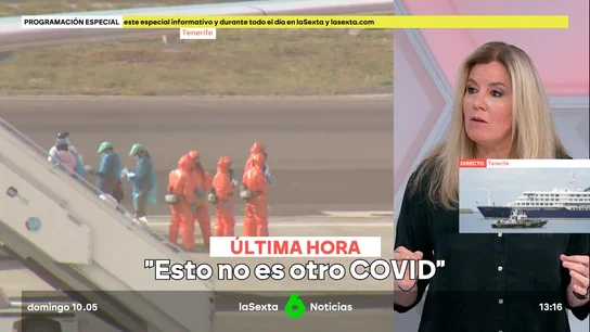 Graziella Almendral tranquiliza sobre el hantavirus: "Hemos visto sus entrañas y sigue siendo el mismo, no ha evolucionado" Graziella Almendral tranquiliza sobre el hantavirus: "Hemos visto sus entrañas y sigue siendo el mismo, no ha evolucionado"