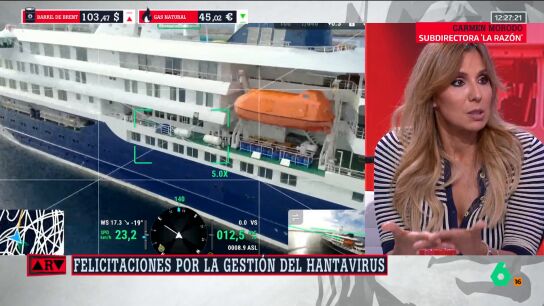 Carmen Morodo, tras la pol&eacute;mica en torno al desembarco del crucero con hantavirus: "Tengo la sensaci&oacute;n de que pertenezco a un primer mundo muy hip&oacute;crita"