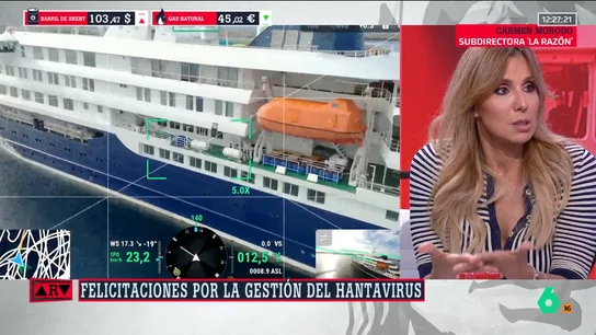 Carmen Morodo, tras la polémica en torno al desembarco del crucero con hantavirus: "Tengo la sensación de que pertenezco a un primer mundo muy hipócrita" Carmen Morodo, tras la polémica en torno al desembarco del crucero con hantavirus: "Tengo la sensación de que pertenezco a un primer mundo muy hipócrita"