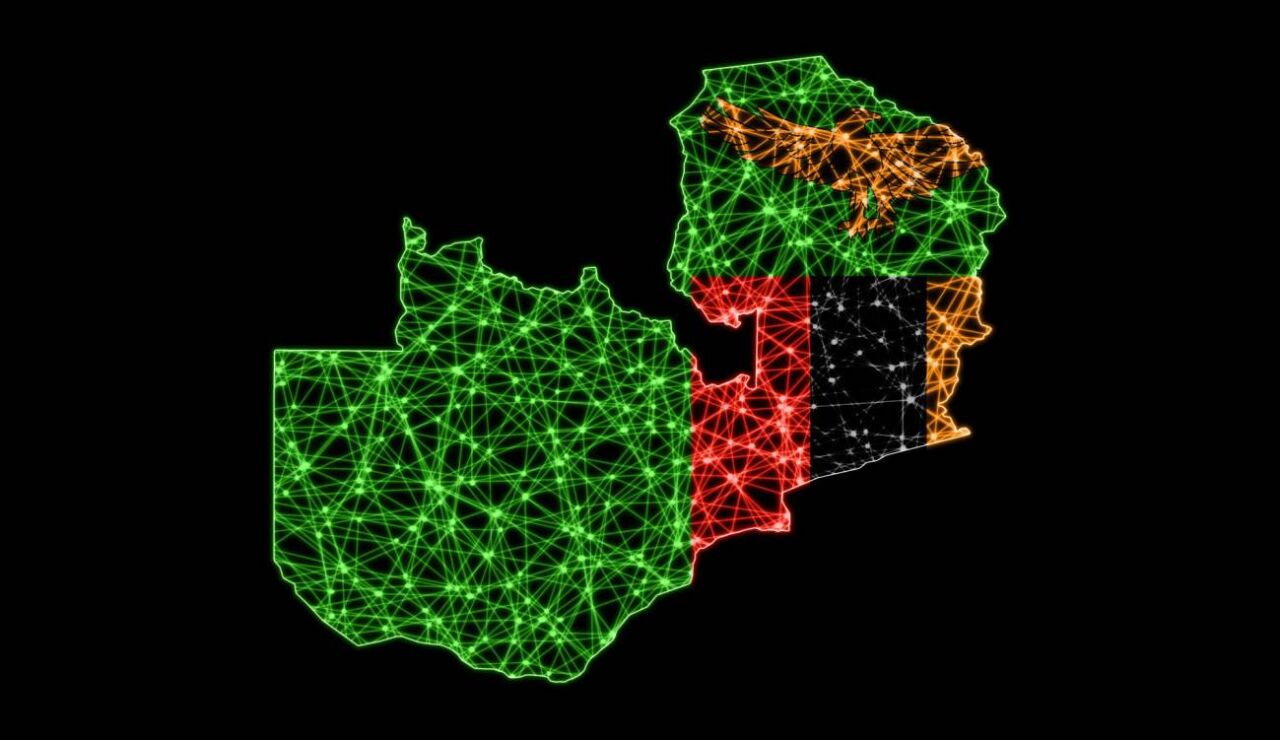 Mapa de Zambia