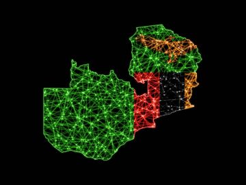 Mapa de Zambia