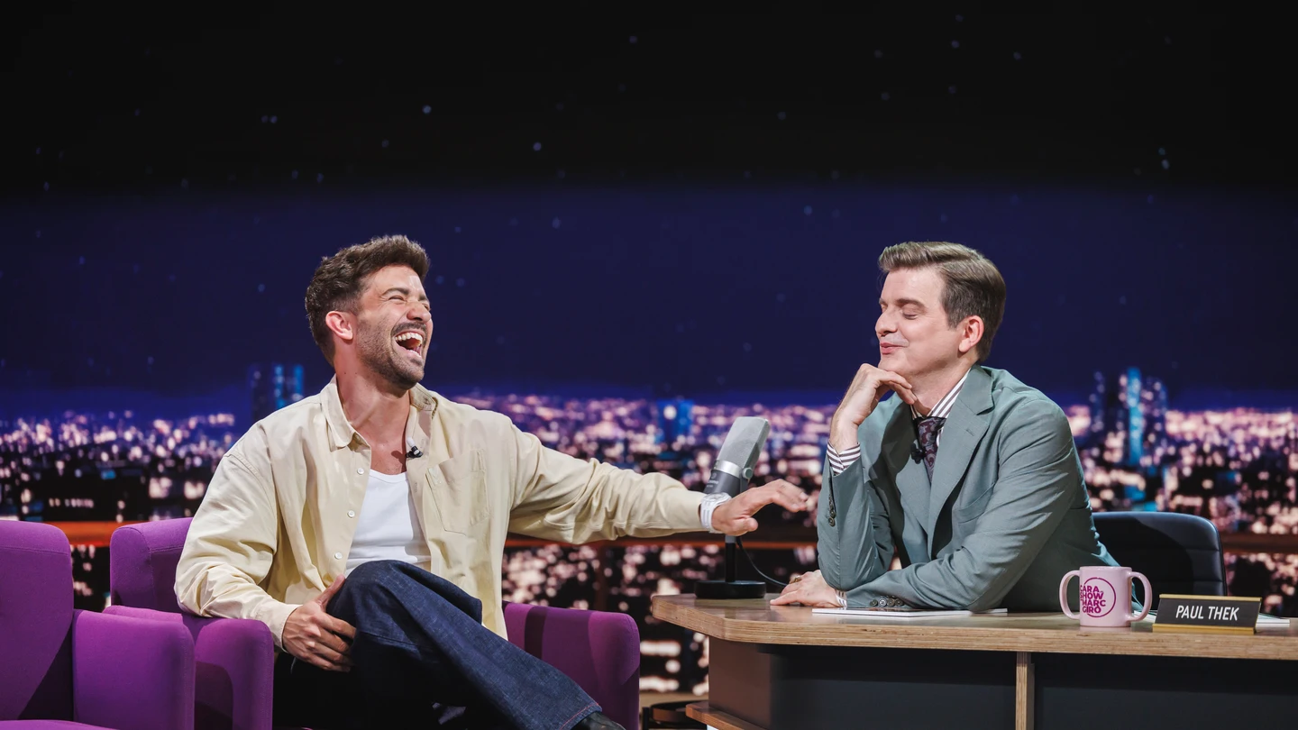 Pablo Alborán, con Marc Giró en Cara al Show Pablo Alborán, con Marc Giró en Cara al Show