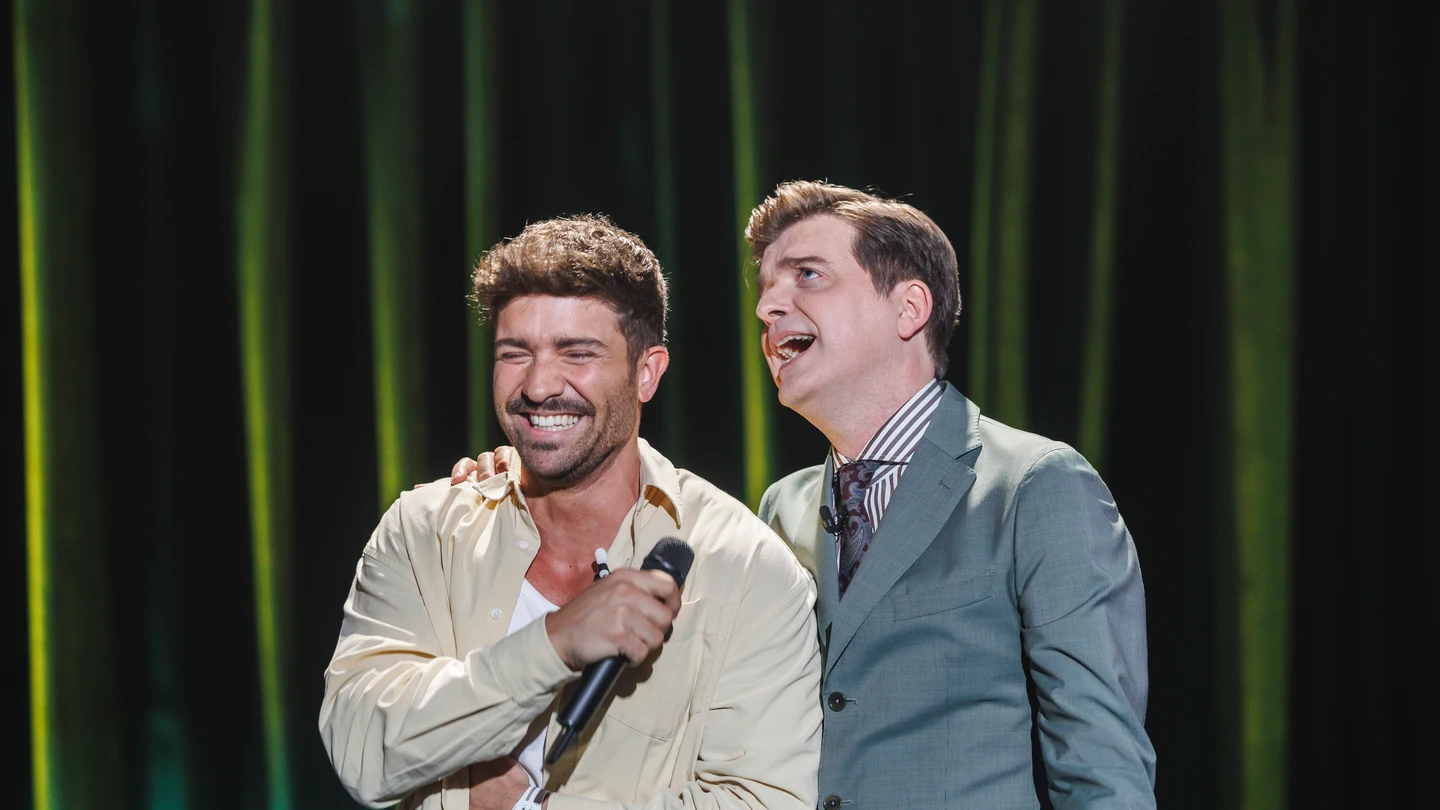 Pablo Alborán y Marc Giró Pablo Alborán y Marc Giró