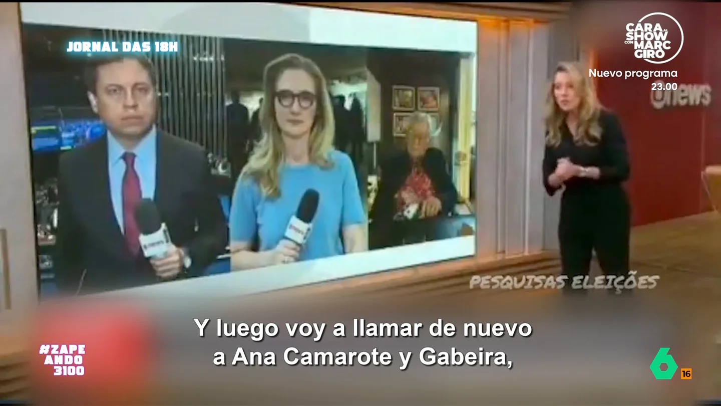 La tremenda pillada en directo a un exdiputado con la mano dentro del pantalón Fernando Gabeira, exdiputado brasileño, protagonizaba un momento embarazoso cuando, en plena conexión con un informativo, era cazado con la mano metida en el pantalón. El momento, en este vídeo.