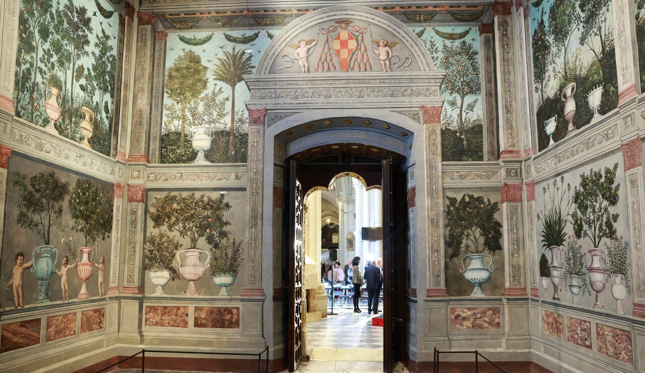 Apertura de la Antesala Capitular de la Catedral de Toledo tras la restauraci&oacute;n de las pinturas de Juan de Borgo&ntilde;a
