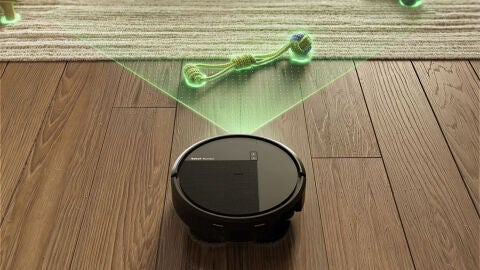 Nueva Roomba en acción detectando obstáculos