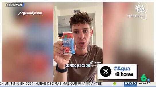 Un espa&ntilde;ol que vive en EEUU desvela que muchos de ellos "odian el sabor del agua": "Tienen gotas edulcorantes para darle sabor"