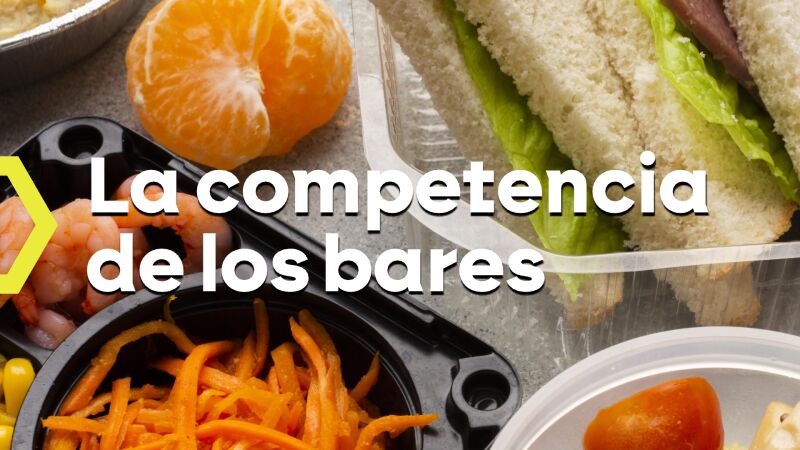 Batalla de bares contra supermercados por los espacios para comer platos preparados: "Eso es competencia desleal"