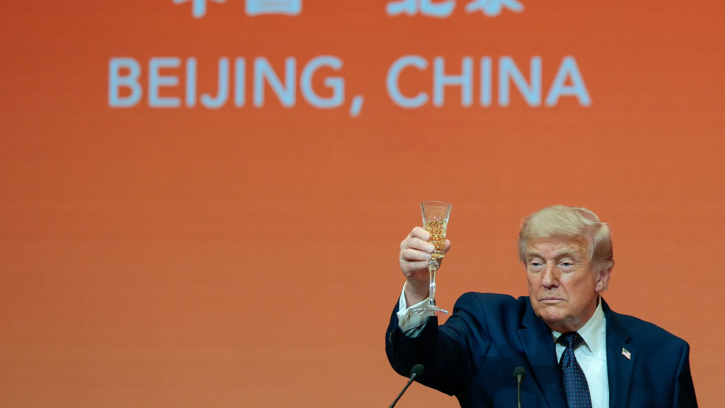 Donald Trump en su visita a Pekín Donald Trump en su visita a Pekín