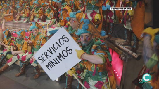 Una de las chirigotas de C&aacute;diz