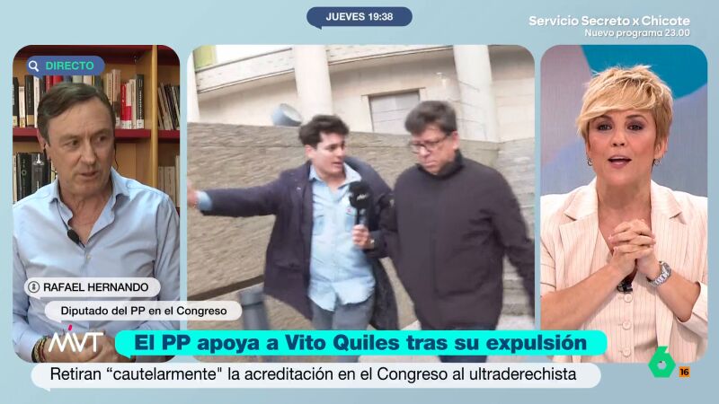 El recordatorio de Cristina Pardo al diputado del PP Rafael Hernando