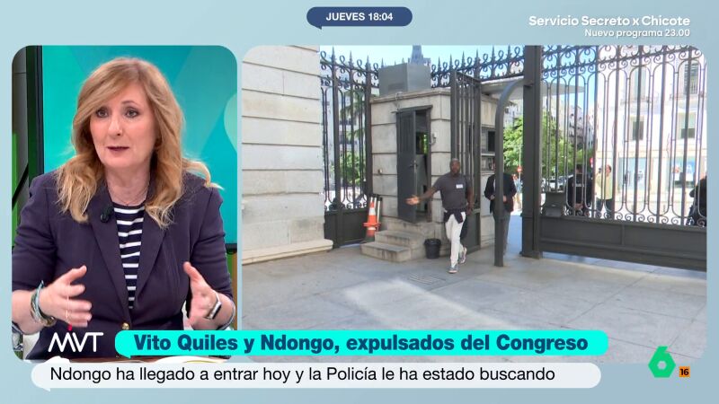 Mayte Alcaraz, tajante sobre el esperpento de Vito Quiles y Bertrand Ndongo en el Congreso