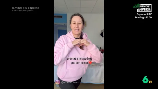 Equipo de Investigación contacta con la hermana de una española en cuarentena por el brote de hantavirus Isadora, la hermana de una oceanógrafa valenciana que se encuentra en cuarentena en el Gómez Ulla, explica que se encuentra "bien y tranquila": "Le están haciendo PCRs cada equis tiempo y está dando todo negativo".