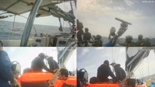 Israel vuelve a interceptar a la flotilla rumbo a Gaza: Albares apunta a que hay entre diez y 20 espa&ntilde;oles retenidos