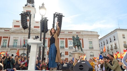 Imagen de archivo de Isabel D&iacute;az Ayuso en la Puerta del Sol.