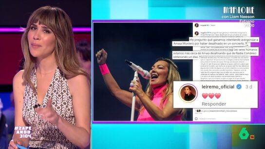 El influencer Roy Gal&aacute;n defend&iacute;a a Amaia Montero tras desafinar en su concierto de regreso a La Oreja de Van Gogh en un post que ha gustado a Leire Mart&iacute;nez. Sin embargo, Dani Mateo tiene una lectura m&aacute;s perversa.