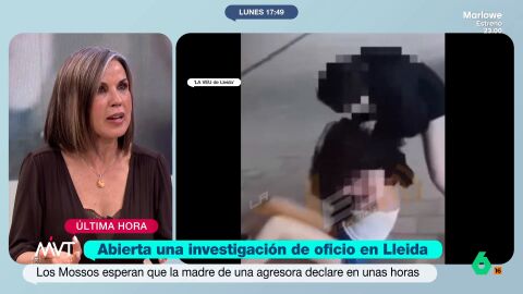 Bea de Vicente, sobre el "proceso de brutalizaci&oacute;n" tras la paliza a una menor en Lleida: "El que graba y jalea tambi&eacute;n es autor"